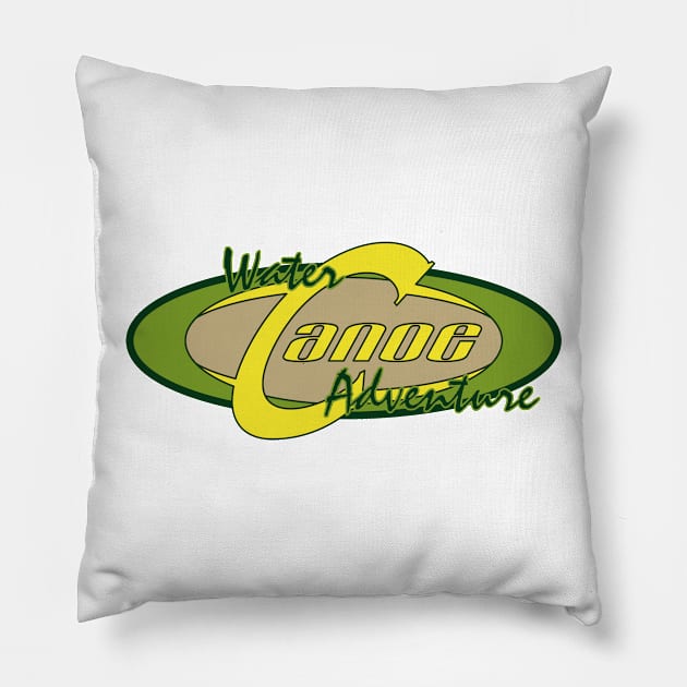 Canoe Water Adventure Pillow by TBM Christopher