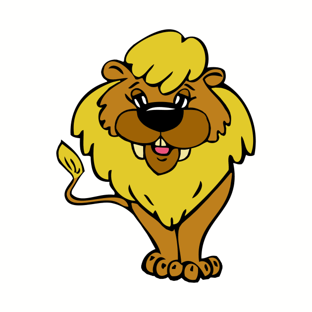 Cartoon Lion by RockettGraph1cs