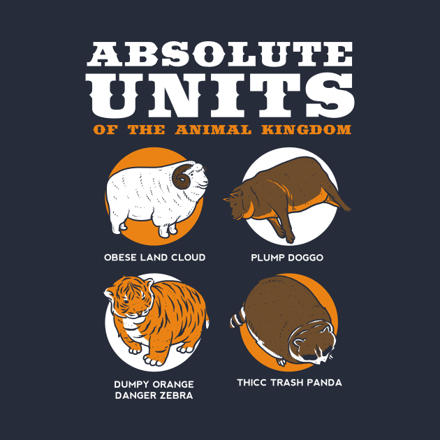 Absolute Units Of The Animal Kingdom by dumbshirts