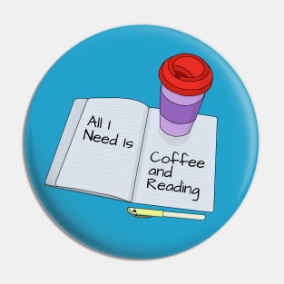 All I need is coffee and reading Pin