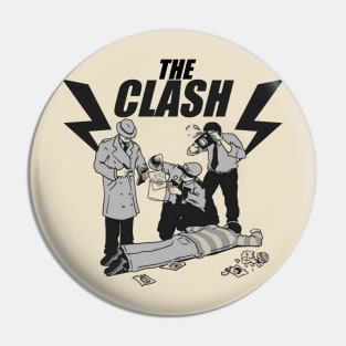 The Clash - London crime Pin