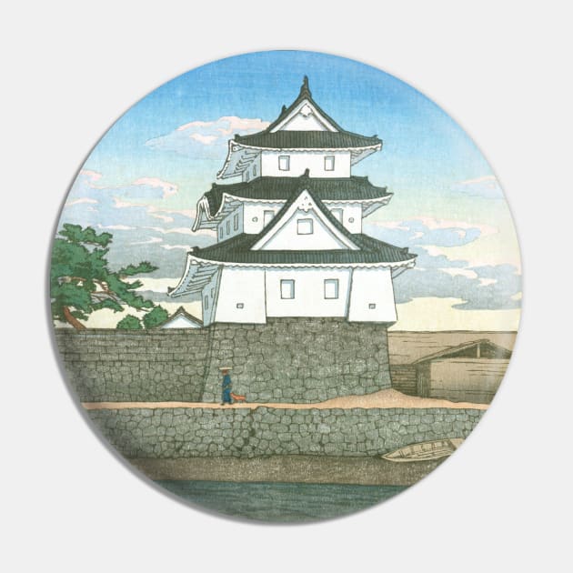 Takamatsu Castle in Sanuki by Kawase Hasui Pin by Takeda_Art