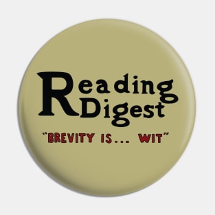 Reading Digest Pin