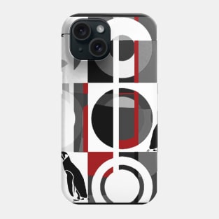 Modern Art Penguins Phone Case