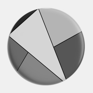 Black & Grey Geo Pin