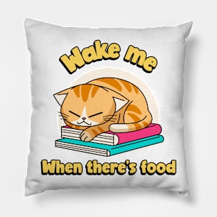 Wake me when there's food Pillow