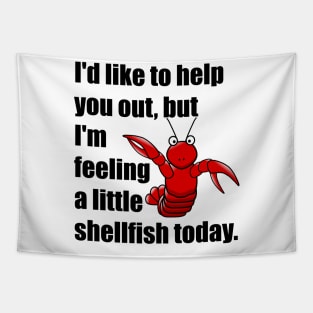 Funny Feeling A Little Shellfish Tapestry