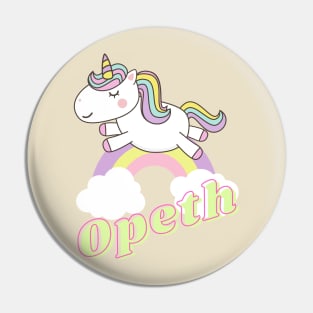 opeth ll unicorn Pin