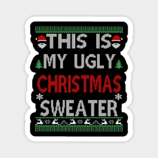 ugly sweater christmas Magnet