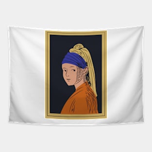 Portrait vintage Tapestry