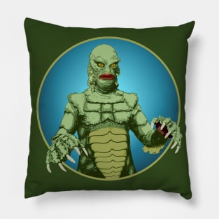 Creature from the Black Lagoon Portrait Pillow