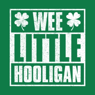 Wee Little Hooligan Funny St Patricks Day Kids T-Shirt