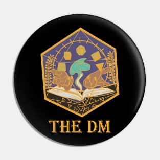 The Dungeon Master coat of arms Pin