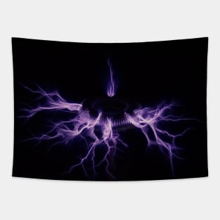 Tesla Coil Lightning Tapestry