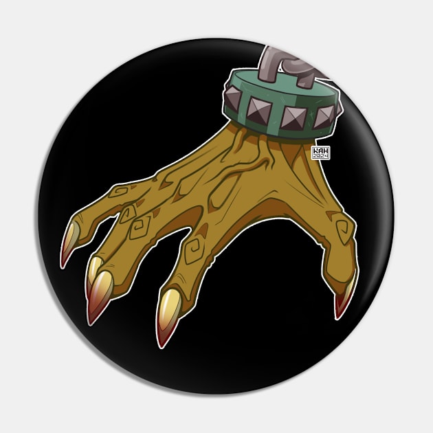 Demon Hand Pin by MrHinkleDraws