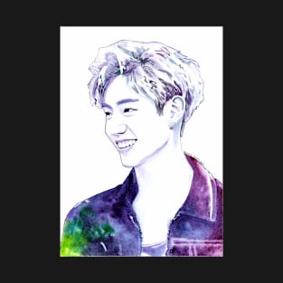 KPOP GOT7 Mark Tuan Watercolour Design T-Shirt