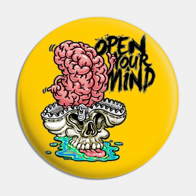 Open your mind Pin by KKTEE