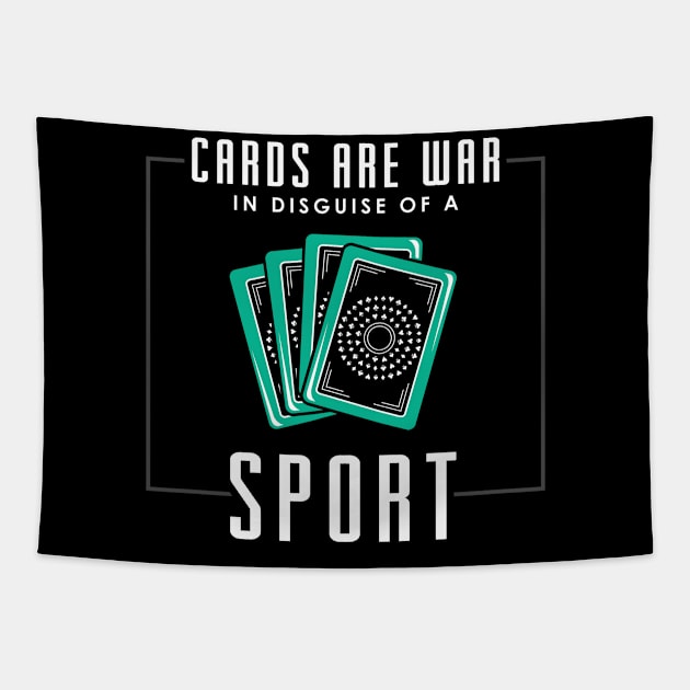 Poker Sports Tapestry by Markus Schnabel