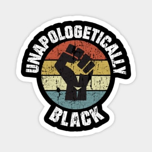 Unapologetically Black History Month Fist Magnet