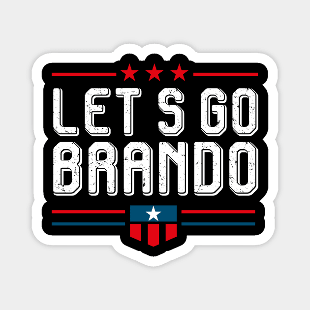 Let's go brandon Magnet by BadrooGraphics Store