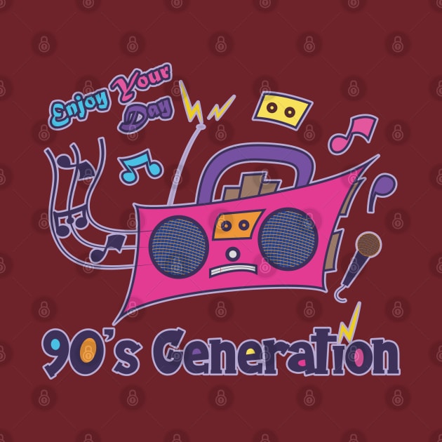 90's generation Enjoy Your Day by facegm