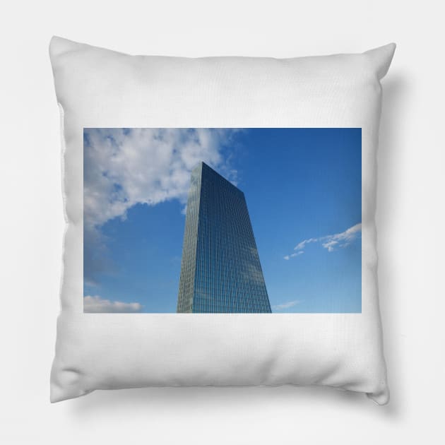 ECB Frankfurt Pillow by Kruegerfoto