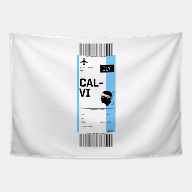 Boarding pass for Calvi Tapestry by ghjura