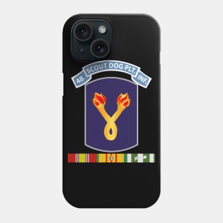 48th Inf Scout Dog Plt Tab - 196th Inf Bde w VN SVC wo Txt Phone Case