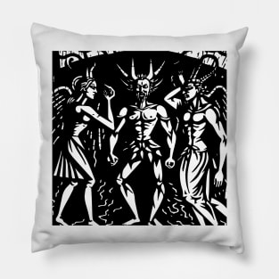 Medieval Daemon #2 Pillow