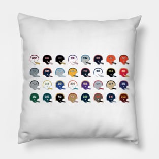 NFL Area Code Helmets Pillow