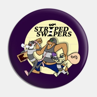 Striped Swiper Art Appreciation Pin