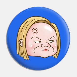 Funny Liz Truss British Prime Minister Pin