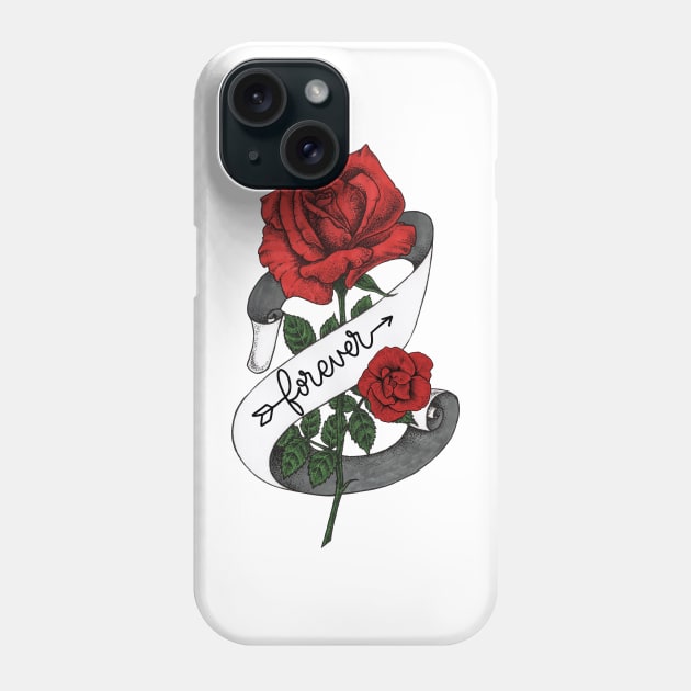 Forever Rose Phone Case by leBoosh-Designs