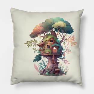 A tree House Pillow