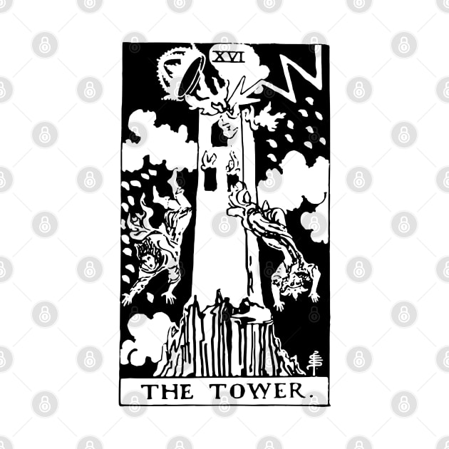 Tarot Card - Tower by isstgeschichte