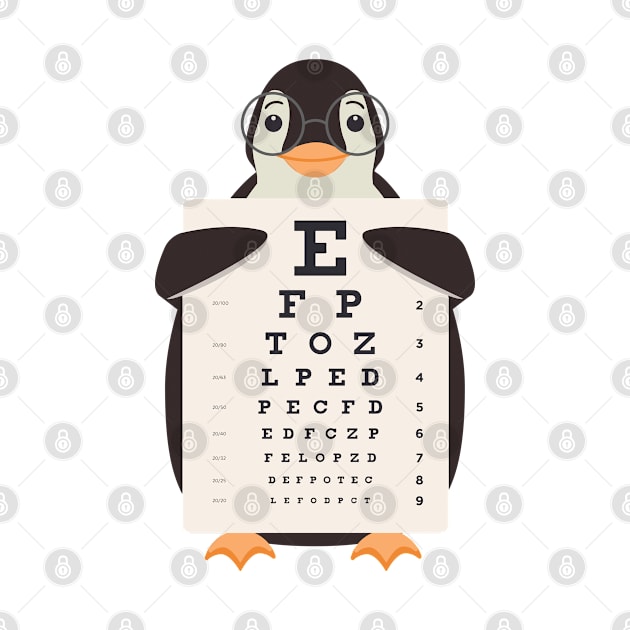 Penguin Eye Chart by Shalini Kaushal