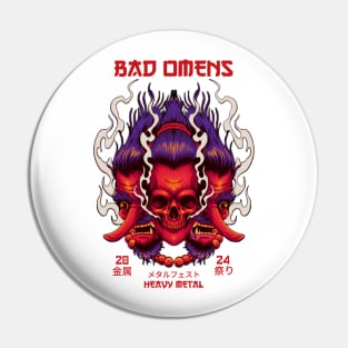 bad omens Pin