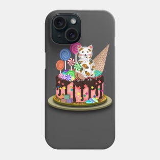 Birthday cake - Happy birthday for the loved one Phone Case