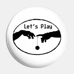 Let's play gamer Creation of Adam Yo-yo Pin