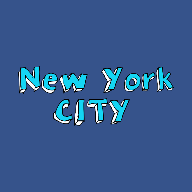 New York City Cartoon Comic Book by letnothingstopyou