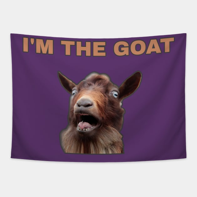 I'M THE GOAT Tapestry by r.abdulazis