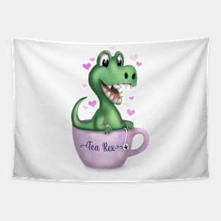 Tea Rex Tapestry