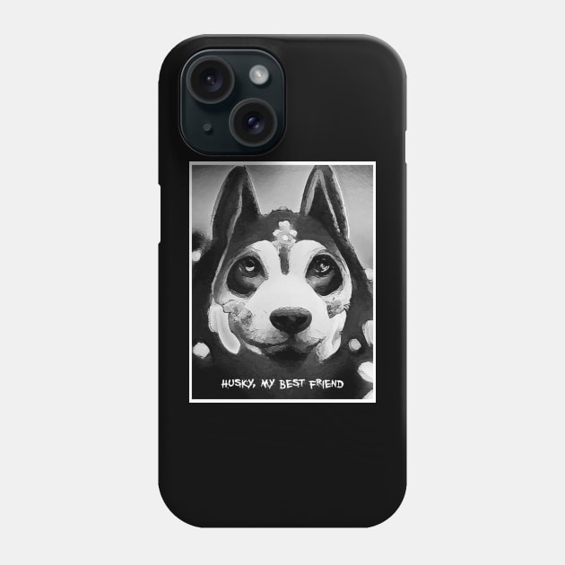 siberian husky Phone Case by ElArrogante