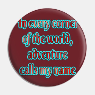 Adventure Typography Collection: Inspiring Quotes for the Brave at Heart Pin