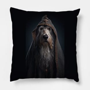 Wizard Dog Portrait Pillow