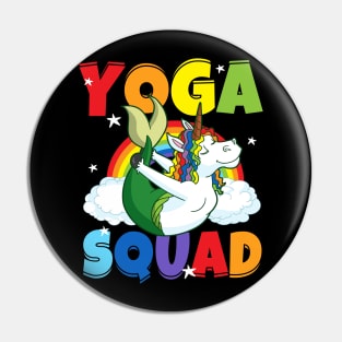 Mermaid Unicorn Yoga Pin