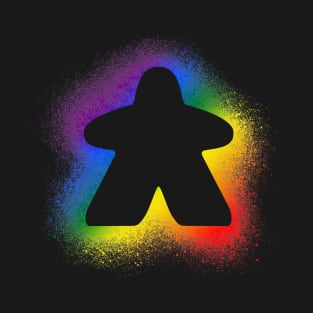 Meeple Spray - Rainbow T-Shirt