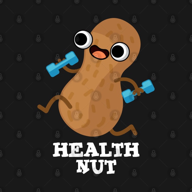 Health Nut Funny Exercise Peanut Pun by punnybone
