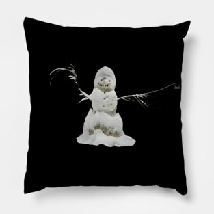 Snowman evil Pillow