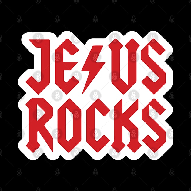 Jesus Rocks by ChristianLifeApparel